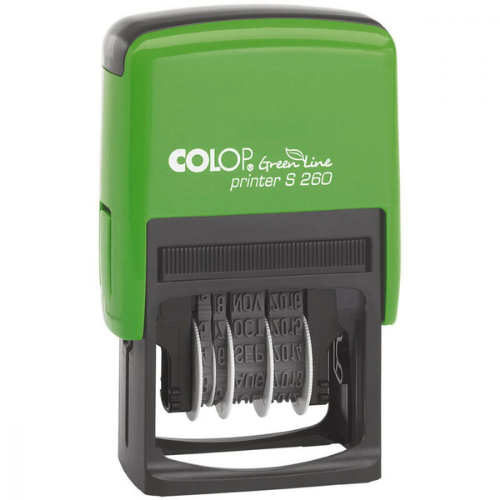 Belyegzo_datum_COLOP_Printer_S260_Green_Line_fekete-zold_haz_fekete_parna-i735482.png