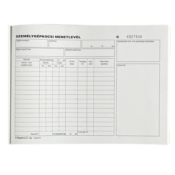 Nyomtatvany_szemelygepkocsi_menetlevel_VECTRA-LINE_A4-i1203373.jpg