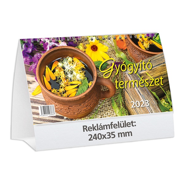 Asztali_naptar_kepes_TOPTIMER_T058_allo_feher_lapos_Gyogyito_termeszet_2023_-i703871.jpg