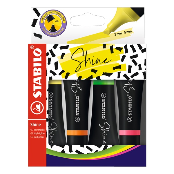 Szovegkiemelo_STABILO_Shine_Mini_4_darabos-i651184.png