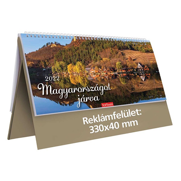 Asztali_naptar_kepes_TOPTIMER_T056_allo_feher_lapos_Magyarorszagot_jarva_bezs_2022_-i604583.jpg