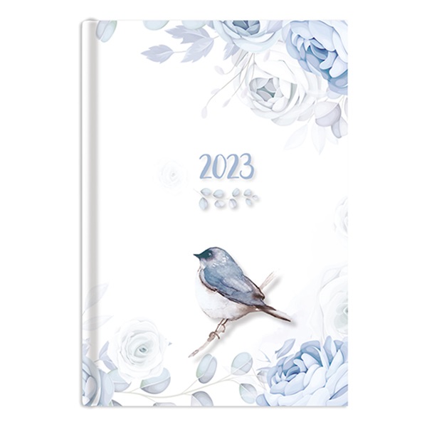 Hataridonaplo_TOPTIMER_Joy_J018_A_5_heti_feher_lapos_keskenyitett_Kek_madar_3D_2023_-i706526.jpg
