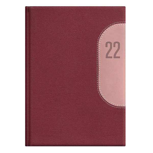 Hataridonaplo_TOPTIMER_Kredo_K021_A_5_napi_feher_lapos_bordo_barack_2022_-i606318.jpg
