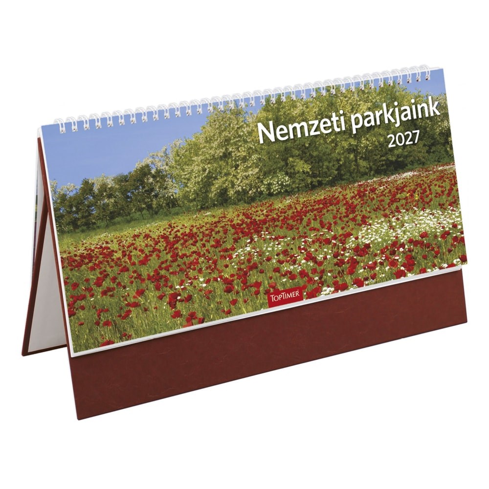 Asztali_naptar_kepes_TOPTIMER_T054_allo_feher_lapos_Nemzeti_park_bordo_2027-i2679195.jpg
