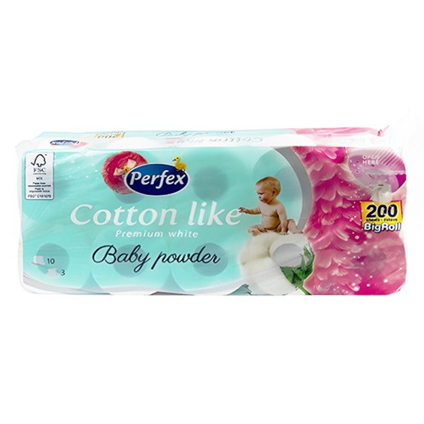 Toalettpapir_PERFEX_Cotton_Like_3_retegu_10_tekercses_baby_powder_perfume-i678095.jpg