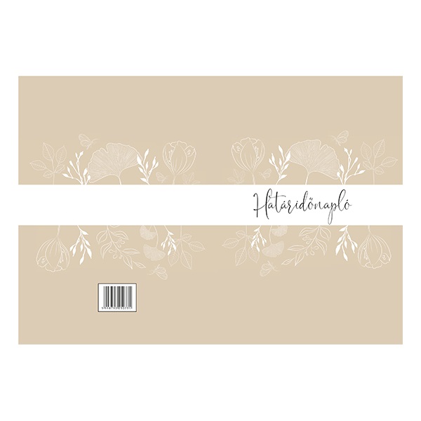 Hataridonaplo_ALISCA_A_5_napi_feher_lapos_bezs_virag_bianco-i603488.jpg