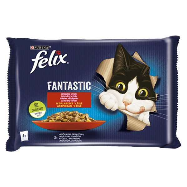 Allateledel_alutasakos_FELIX_Fantastic_macskaknak_nyul_barany_valogatas_aszpikban_4x85g-i639081.jpg