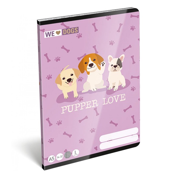 Fuzet_LIZZY_CARD_A_5_32_lapos_vonalas_I_osztalyos_14_32_We_love_dogs_Pups-i670761.jpg