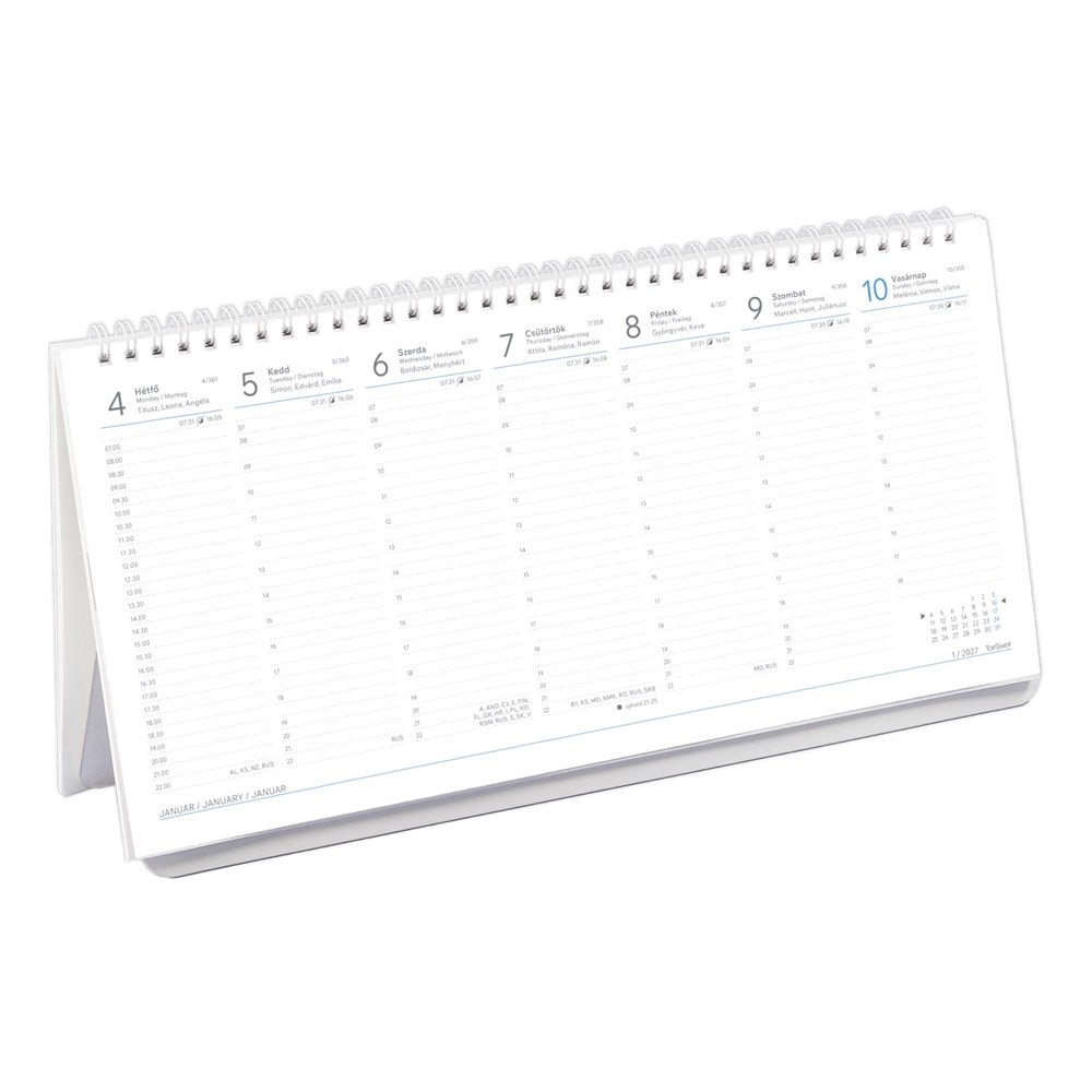Asztali_naptar_kep_nelkuli_TOPTIMER_T052_allo_feher_lapos_papir_tablas_2027-i2700392.jpg