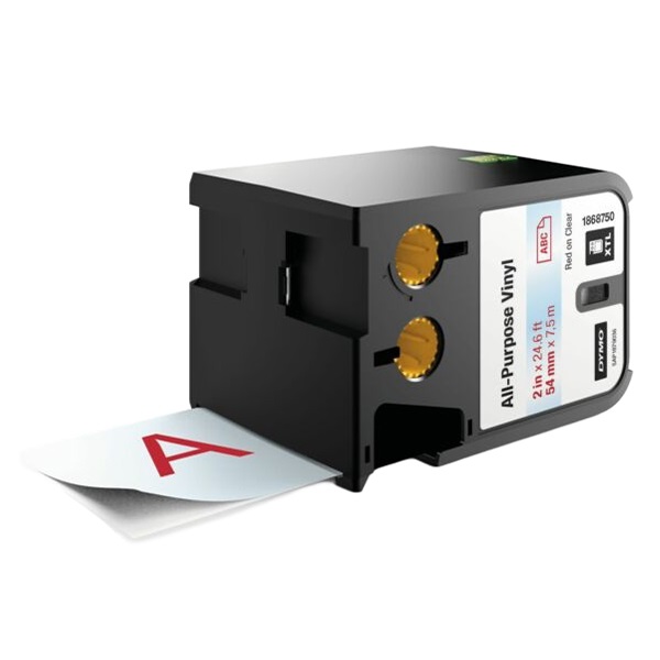 Feliratozo_szalag_DYMO_XTL_54mm_x_7m_vinyl_atlatszo_alapon_piros_irasszin-i729255.jpg