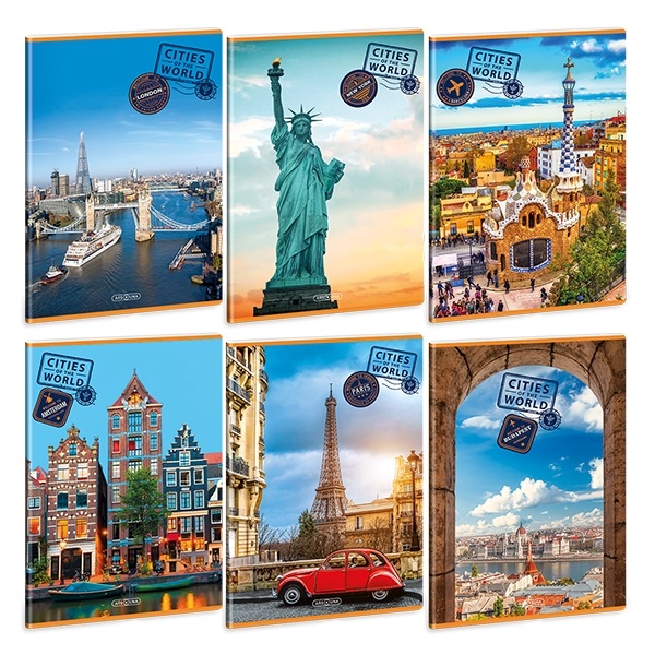 Fuzet_ARS_UNA_A_4_40_lapos_Extra_kapcsos_sima_Cities_Of_The_World-i740548.jpg