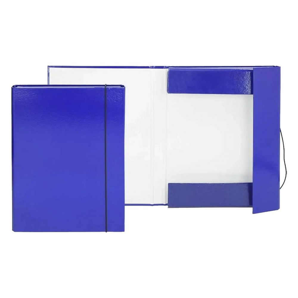 Füzetbox OPTIMA A/4 3 cm-es gerinccel sötétkék
