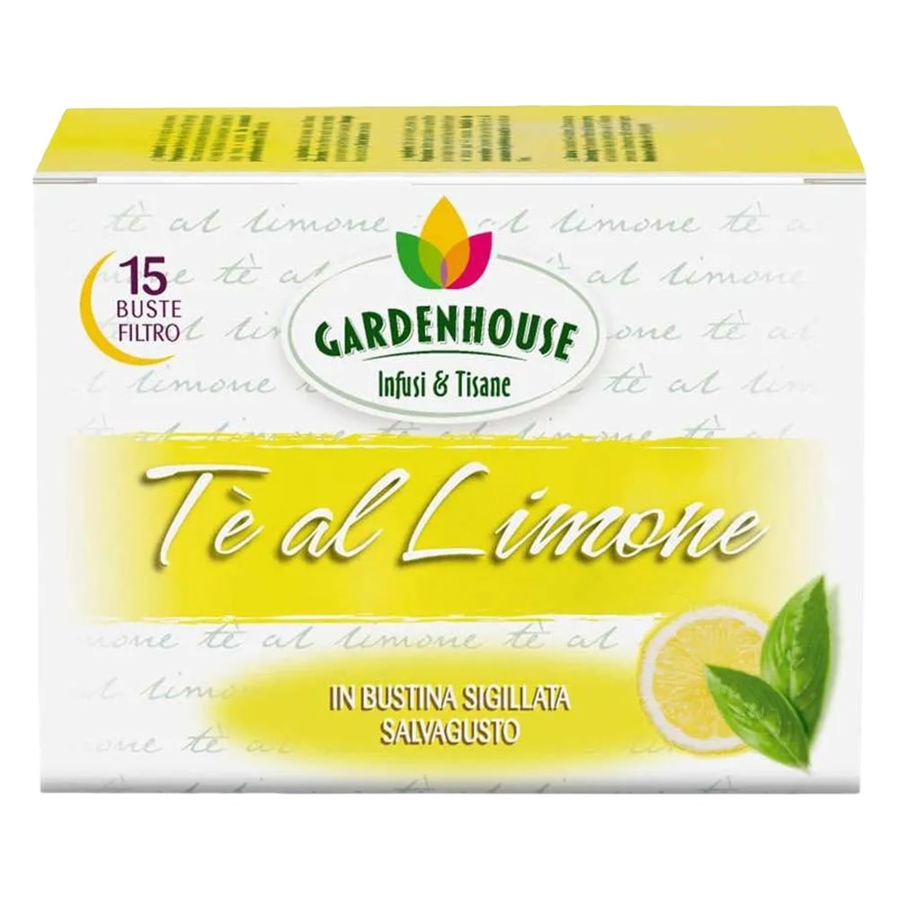 Fekete tea GARDENHOUSE citrom 15x2 g