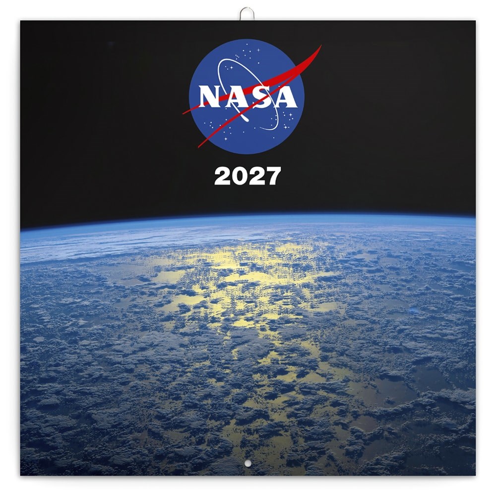 Lemeznaptár REALSYSTEM 300x300mm NASA 2027