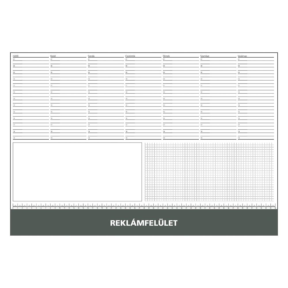 Íróalj REALSYSTEM 7141 570x390mm zöld