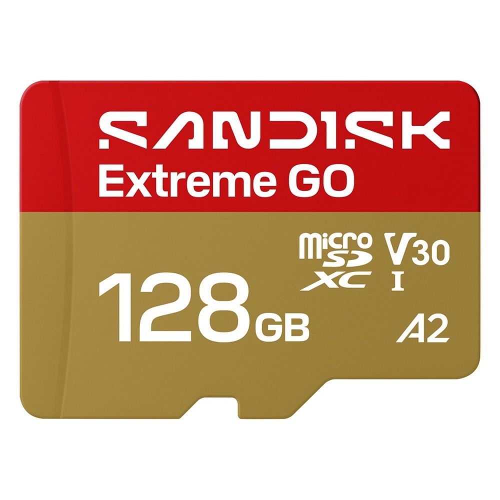 Memóriakártya SANDISK microSDXC Extreme GO U3 V30 128 GB