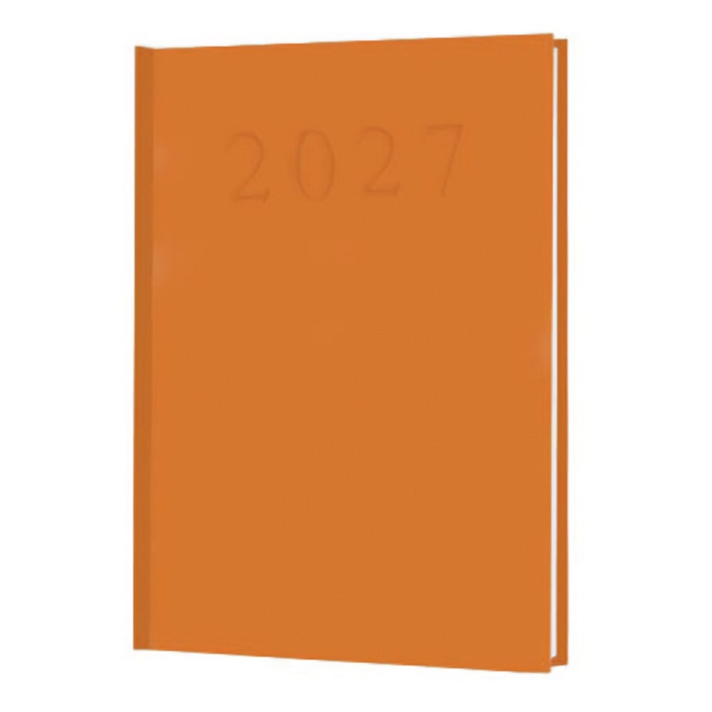 Határidőnapló A/5 napi narancssárga műbőr 2027