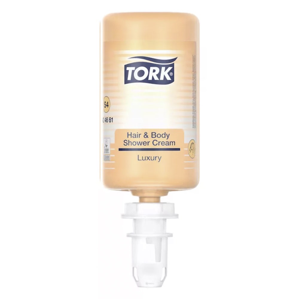 Folyékony krémszappan TORK S4 Luxus tusoláshoz és hajmosásra 1 liter argánolaj / vanília