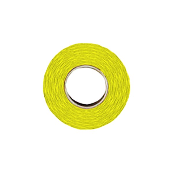Árazószalag FORTUNA 22x12 mm perforált sárga 10 tekercs/csomag
