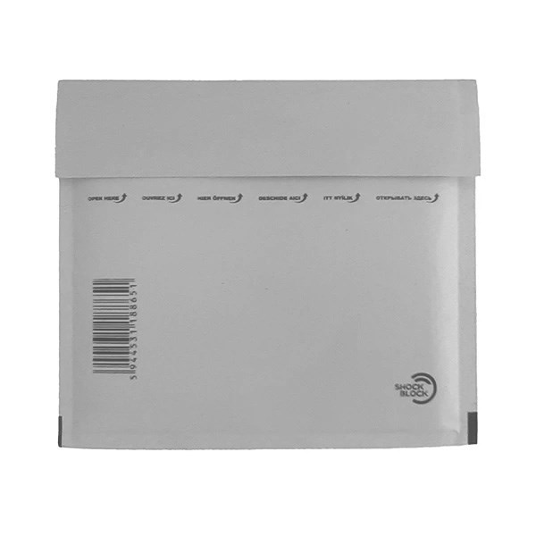 Légpárnás tasak CD szilikonos fehér 165x180mm