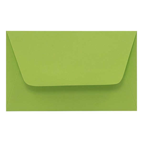 Névjegyboríték színes KASKAD enyvezett 70x105mm 66 lime zöld 50 darabos