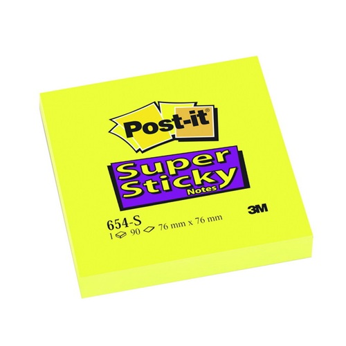 Öntapadós jegyzet 3M Post-it 76x76mm Super Sticky 90 lap