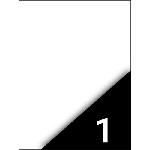 Etikett FORTUNA 210x297mm univerzális 100 címke/doboz 100 ív/doboz