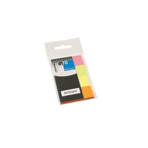 Oldaljelölő GLOBAL Notes 3670-39G 4x20x50mm papír 4 szín