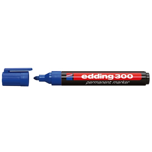 Alkoholos marker EDDING 300 kerek kék