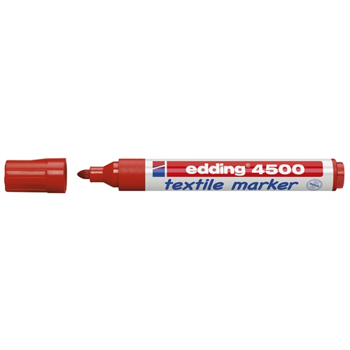 Textilmarker EDDING 4500 piros