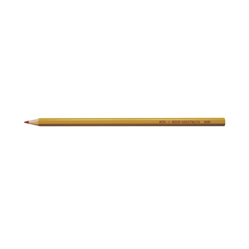 Színes ceruza KOH-I-NOOR 3431 hatszögletű piros