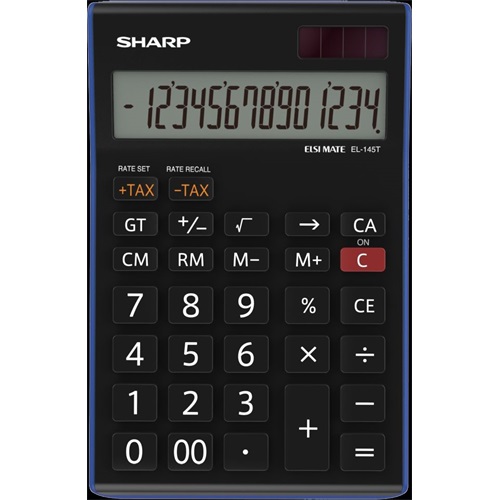 Számológép asztali SHARP EL-145TBL 14 digit