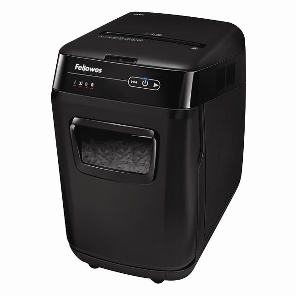 Iratmegsemmisítő FELLOWES Automax 200C P4 konfetti 200 lap