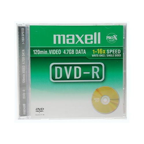 Írható DVD-R MAXELL 4,7GB normal tok