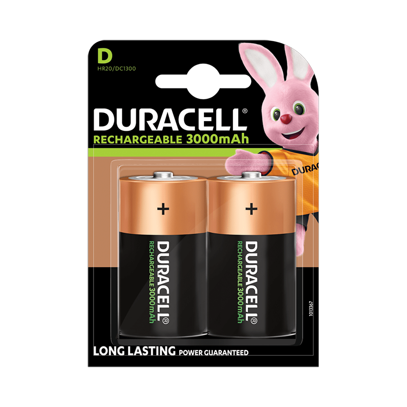 Akkumulátor góliát DURACELL HR20 D NiMH 2-es