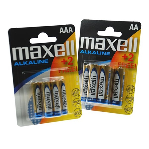 Elem ceruza MAXELL (AA, LR06) 4+2/BL