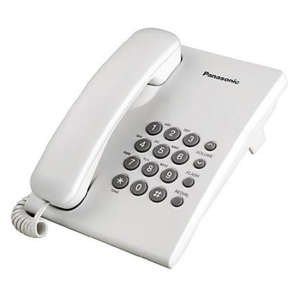 Telefon PANASONIC KX-TS500H asztali fekete