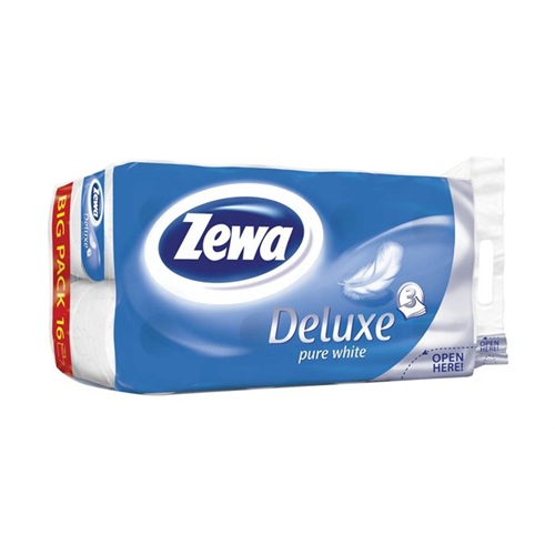 Toalettpapír ZEWA Deluxe 3 rétegű 16 tekercses Camomile