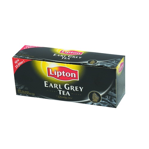Fekete tea LIPTON Earl Grey 25x1,5g