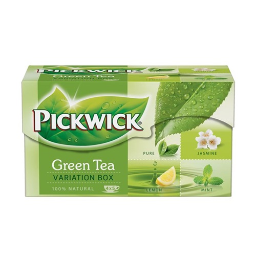 Zöld tea PICKWICK variációk menta-jázmin-citrom-natúr 20 filter/doboz
