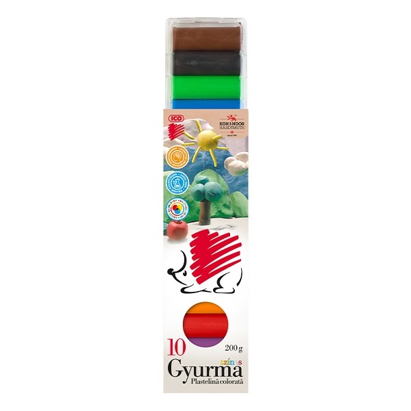 Gyurma ICO Süni színes 200 g