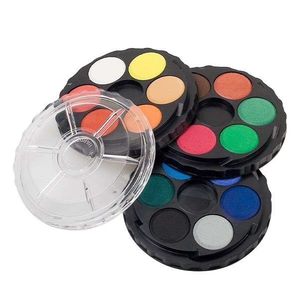 Vízfesték KOH-I-NOOR 22,5 mm kerek 18 darabos