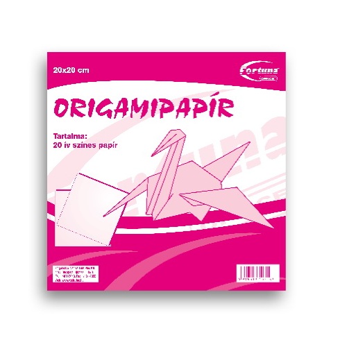 Origami papír FORTUNA 20 lapos 20x20 cm