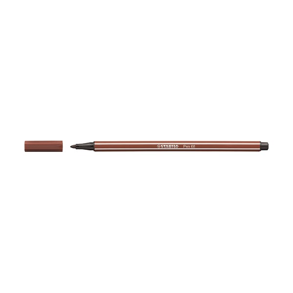 Filctoll STABILO Pen 68 barnásvörös