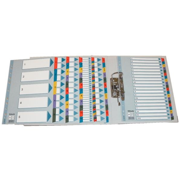 Regiszter ESSELTE Mylar A/4 A-Z