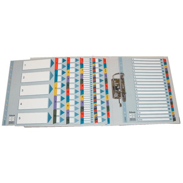 Regiszter ESSELTE Mylar A/4 A-Z