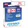 Feliratozó szalag DYMO D1 19mm x 7m fehér alapon piros írásszín