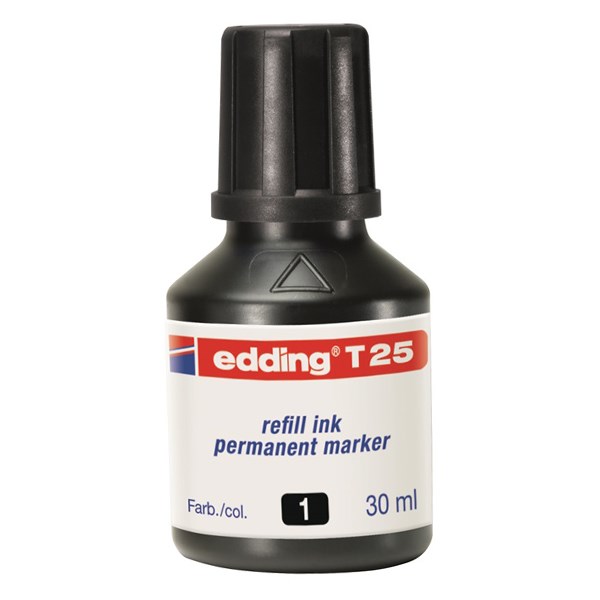 Tinta EDDING T25 fekete 25 ml