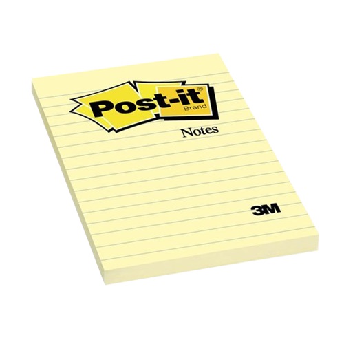 Öntapadós jegyzet 3M Post-it 660-3 102x152mm Super Sticky vonalas 90 lap