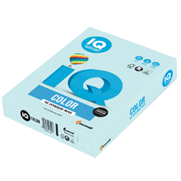 Fénymásolópapír színes IQ Color A/3 80 gr pasztell kék BL29 500 ív/csomag